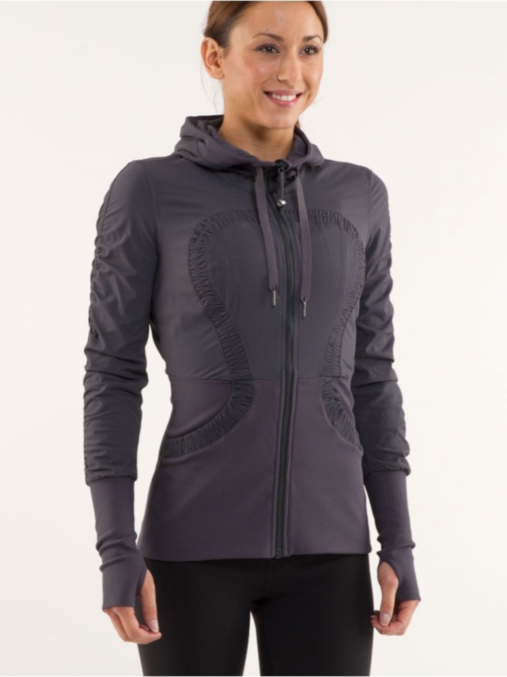 Lululemon Dance Studio Jacket in Grey/Charcoal